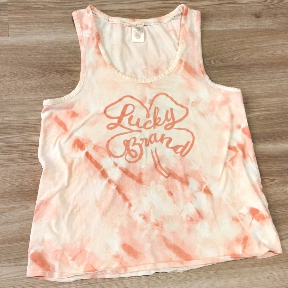 Lucky Brand TieDye Tank Top 95 Cotton